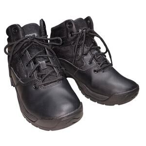 Safe T Step Men’s Work Slip Resistant Shoes Black size 7.5